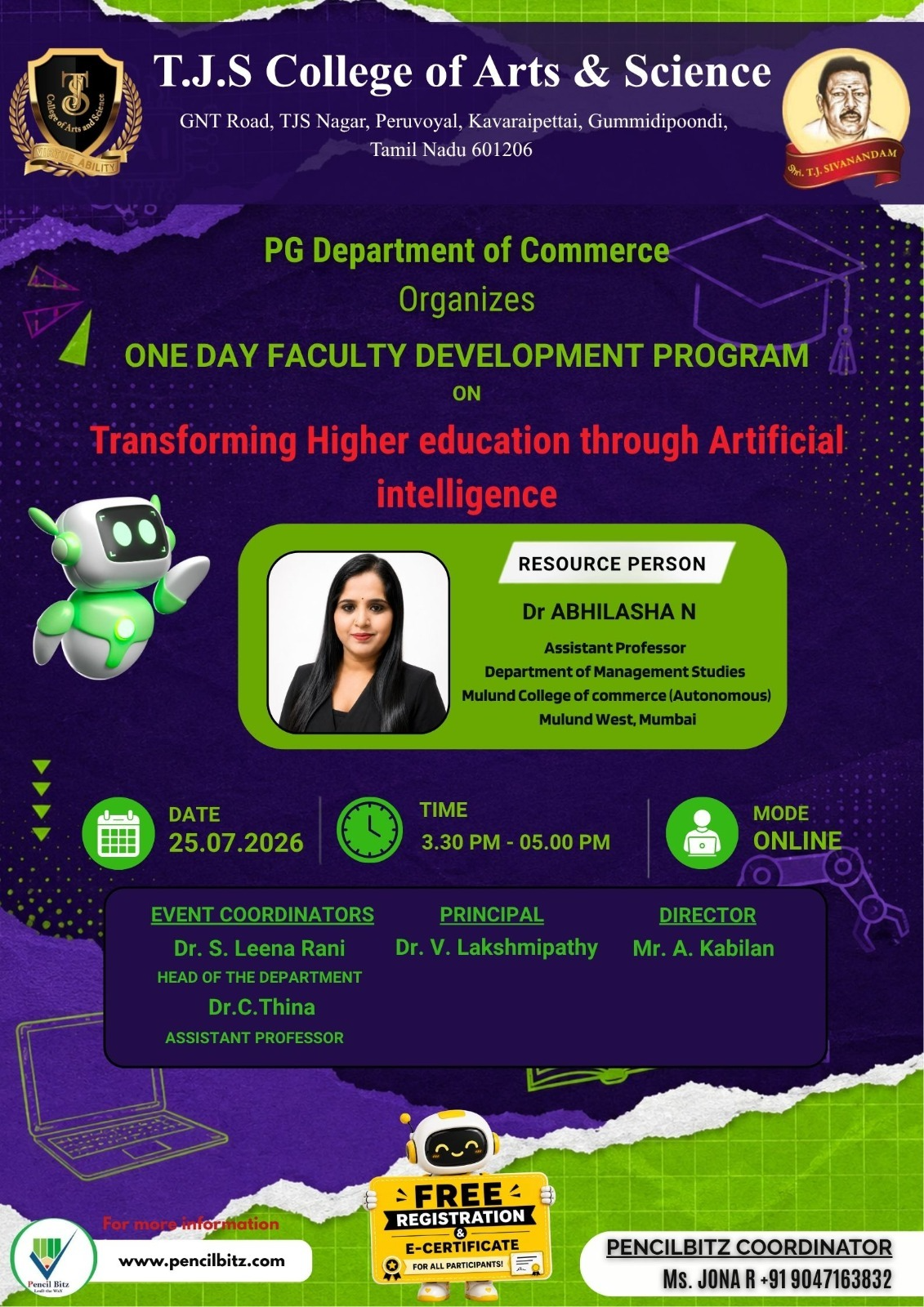 TJS College of Arts and Science